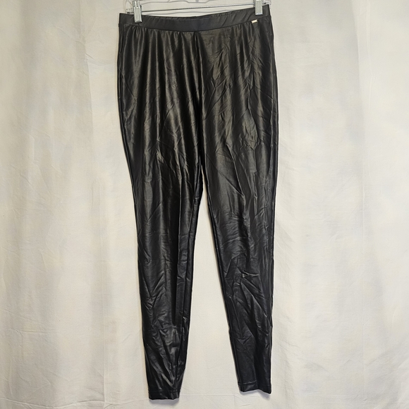 Guess Black Skinny Faux Leather Leggings - Picture 2 of 7